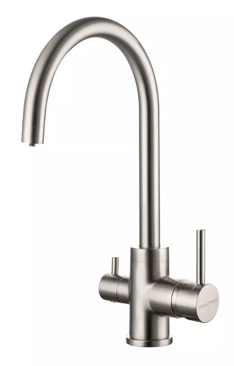 Фото товара: Paulmark ESSEN, смеситель, брашированная сталь