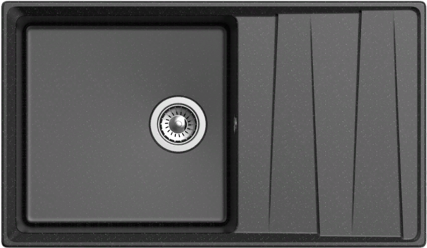 Фото товара: GranFest LEVEL GF-LV-860L, мойка, мрамор, черный