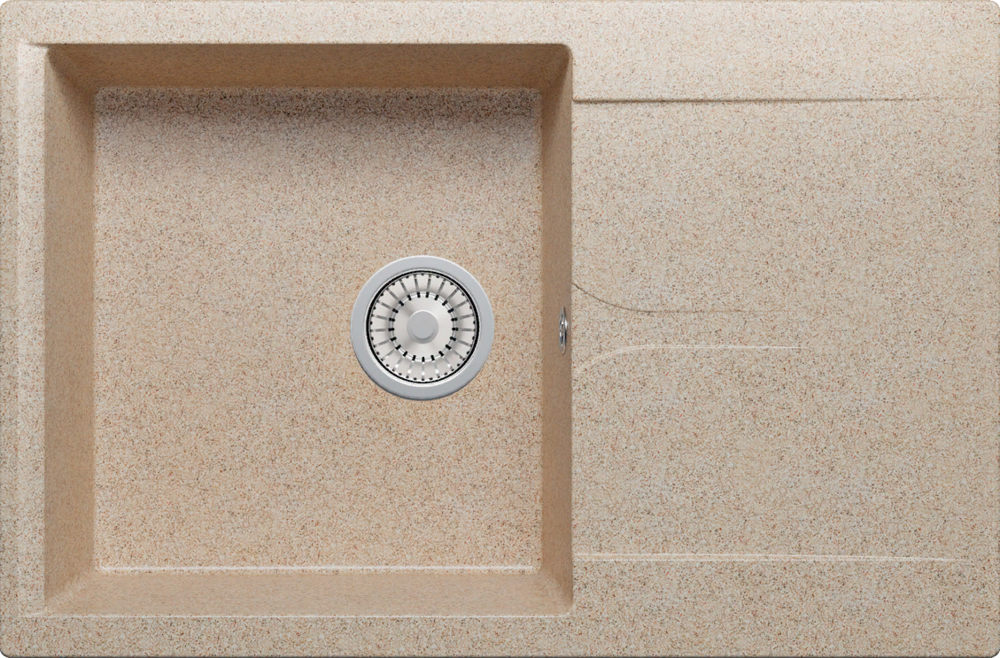 Фото товара: Polygran GALS-760, мойка, мрамор, песочный 302