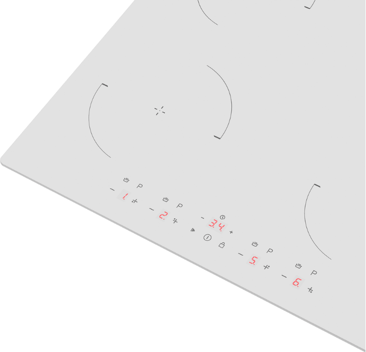 Детальное фото товара: Maunfeld CVI604EXWH индукционная поверхность