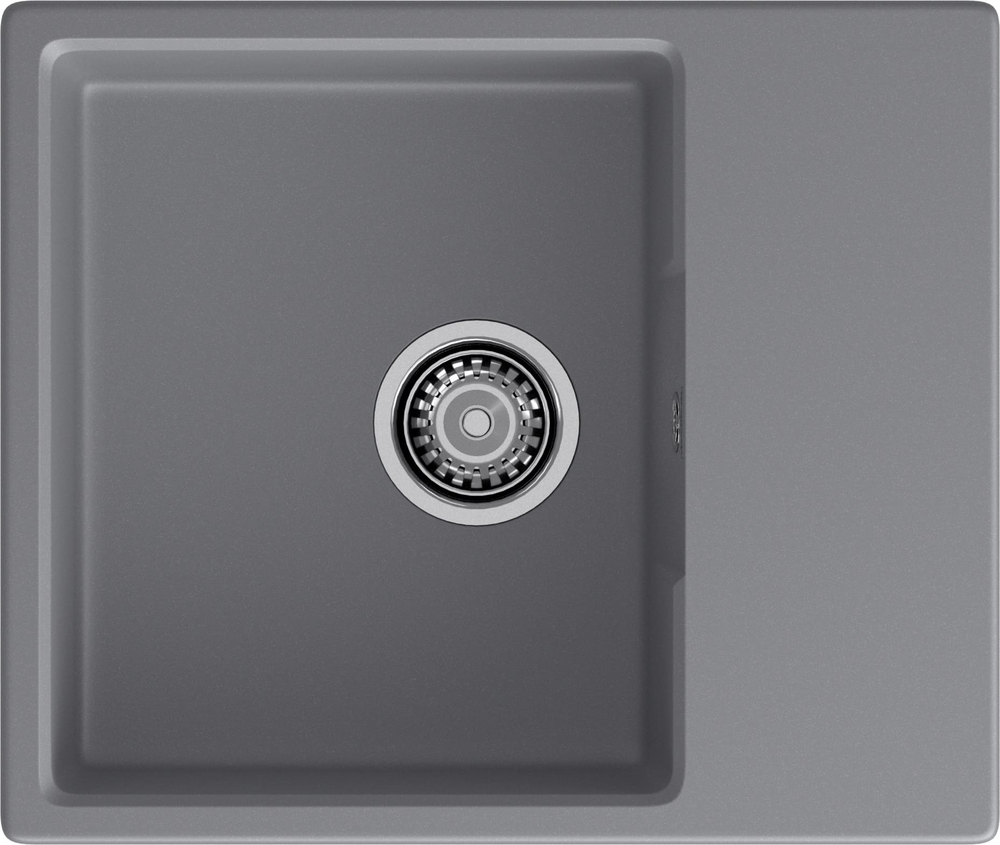 Фото товара: GranFest URBAN GF-UR-658L, мойка, гранит, темно-серый