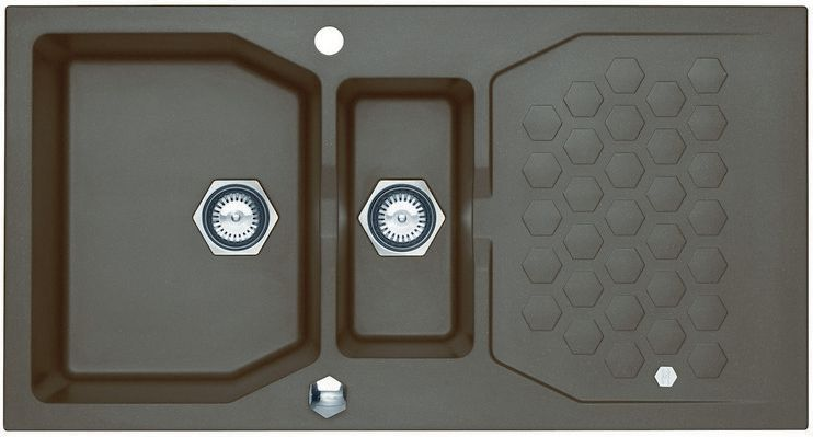 Фото товара: ALVEUS SENSUAL 70 GRANITAL+ CHOCOLATE-G03M, мойка, гранит, шоколад (с сифоном 1104729)