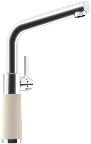 Фото товара: Schock SC-540, смеситель, гранит, хром/магнолия