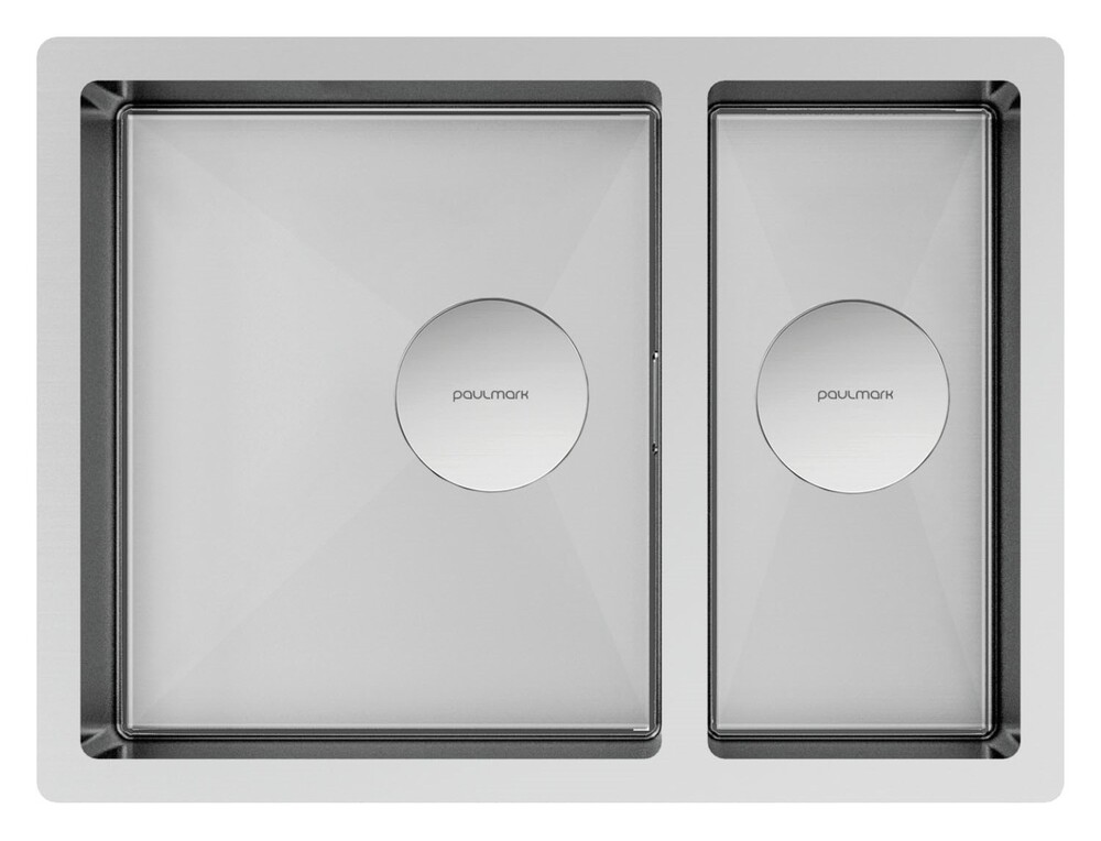 Фото товара: Paulmark NEXT 58/2S UNI, мойка, нержавеющая сталь брашированная