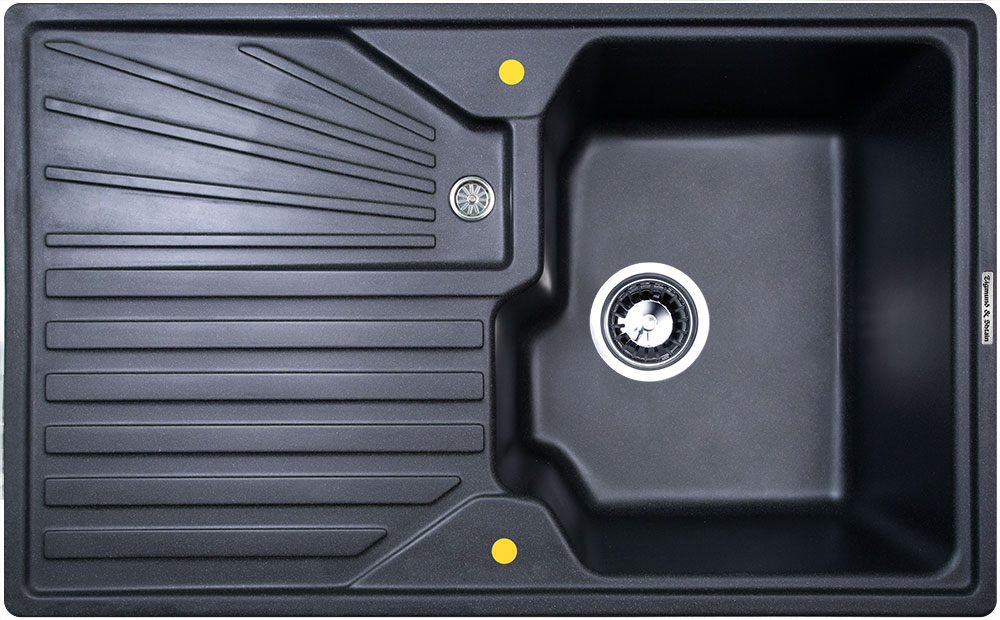 Фото товара: Zigmund & Shtain KASKADE 800, мойка, темная скала  