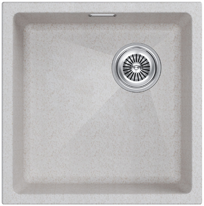 Детальное фото товара: Paulmark LUMI 45UNI-SKEW, мойка, гранит, бежевый