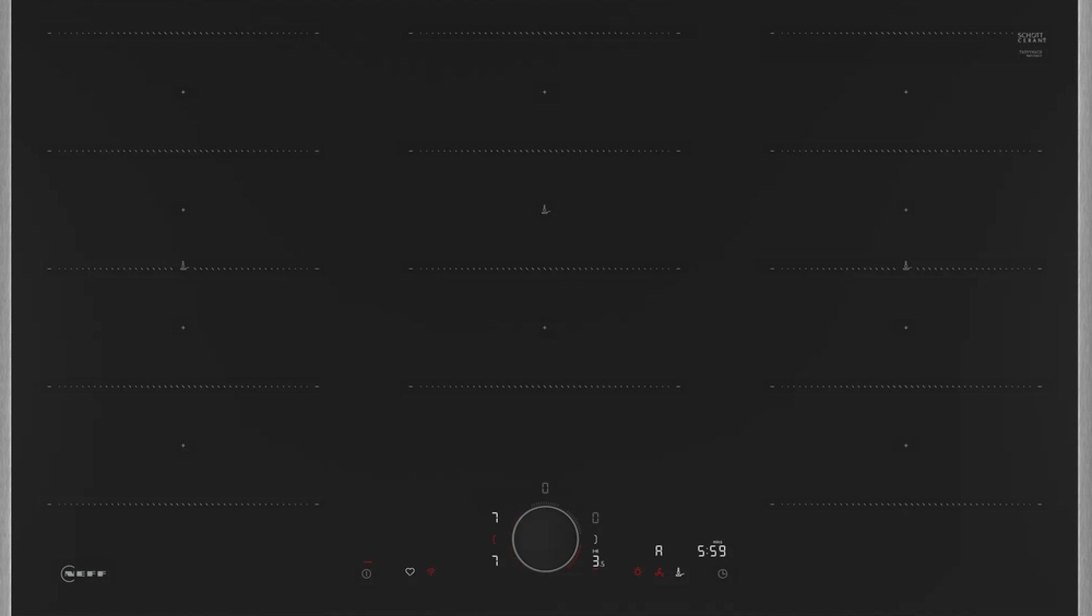 Детальное фото товара: NEFF T69YYX4C0 индукционная поверхность