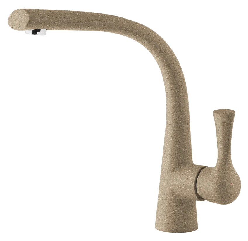 Фото товара: GranFest 3723, смеситель, мрамор, песочный