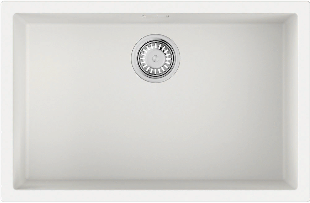 Фото товара: Omoikiri Yamakawa 75T-U/I-WH, мойка, гранит, белый