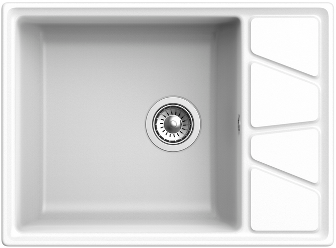 GranFest VERTEX GF-V-680L, мойка, мрамор, иней Фото товара: GranFest VERTEX GF-V-680L, мойка, мрамор, иней