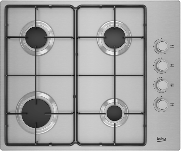 Фото товара: Beko HIGG 641C3 SX газовая поверхность