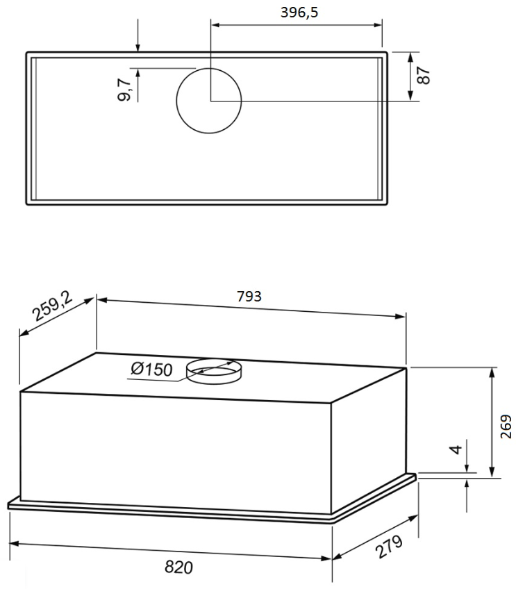 Детальное фото товара: Krona ASPEN 900 WHITE SGC