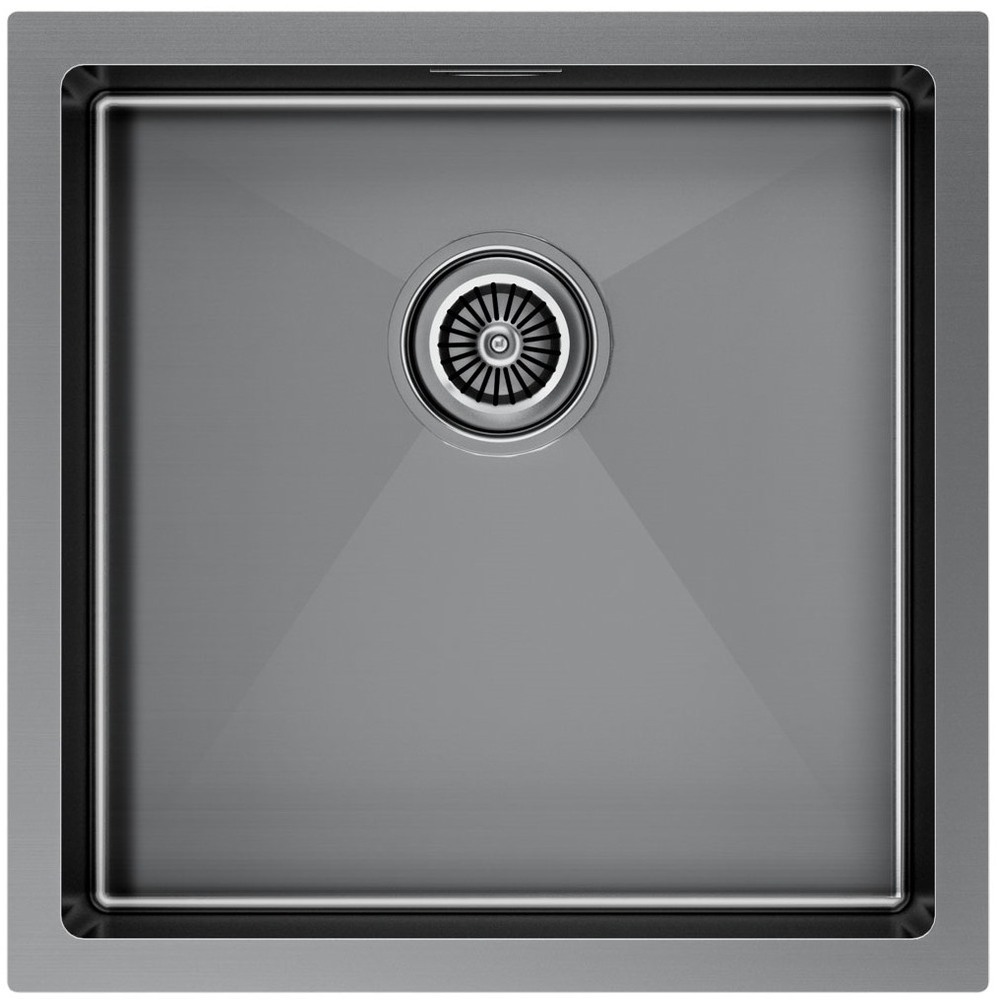 Фото товара: Paulmark GERBERG 44 UNI, мойка, нержавеющая сталь, вороненая сталь