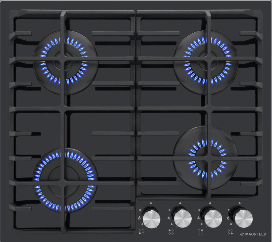 Фото товара: Maunfeld EGHG.64.6CB/G газовая поверхность