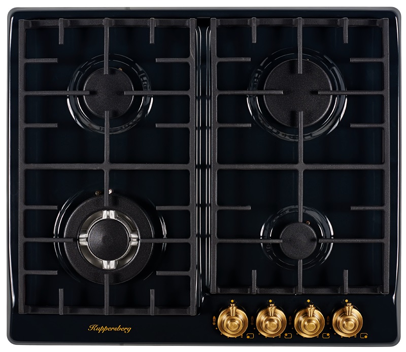 Kuppersberg FV6TGRZ ANT Bronze Детальное фото товара: Kuppersberg FV6TGRZ ANT Bronze газовая поверхность