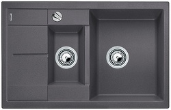 Фото товара: Blanco Metra 6S Compact, мойка, гранит, темная скала