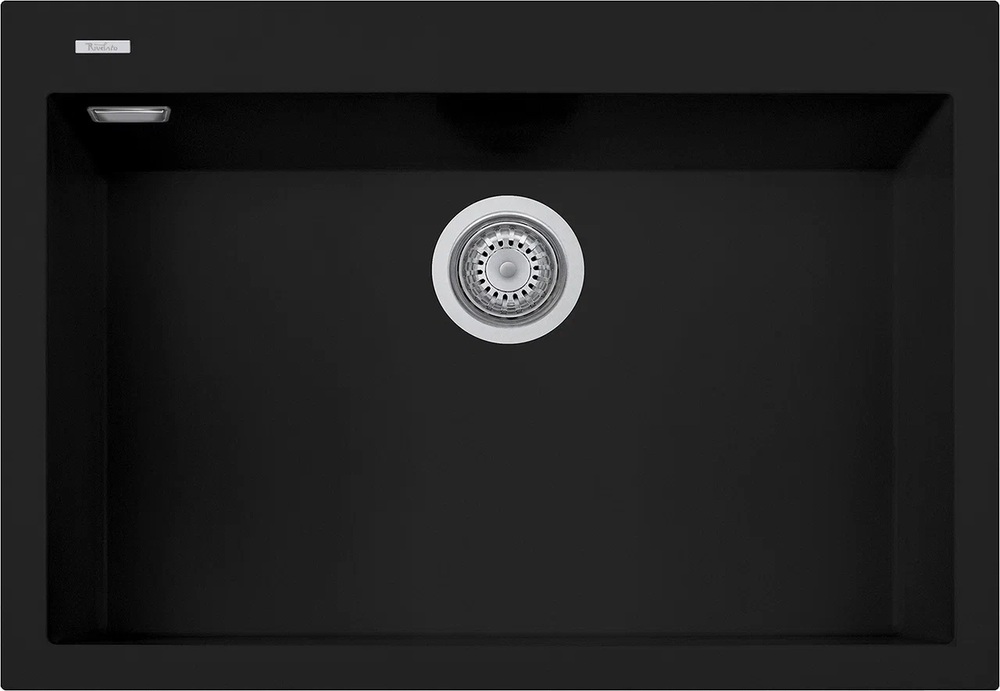 Фото товара: Rivelato ZENO ZN-7650 nero profondo, мойка, керамика, черный