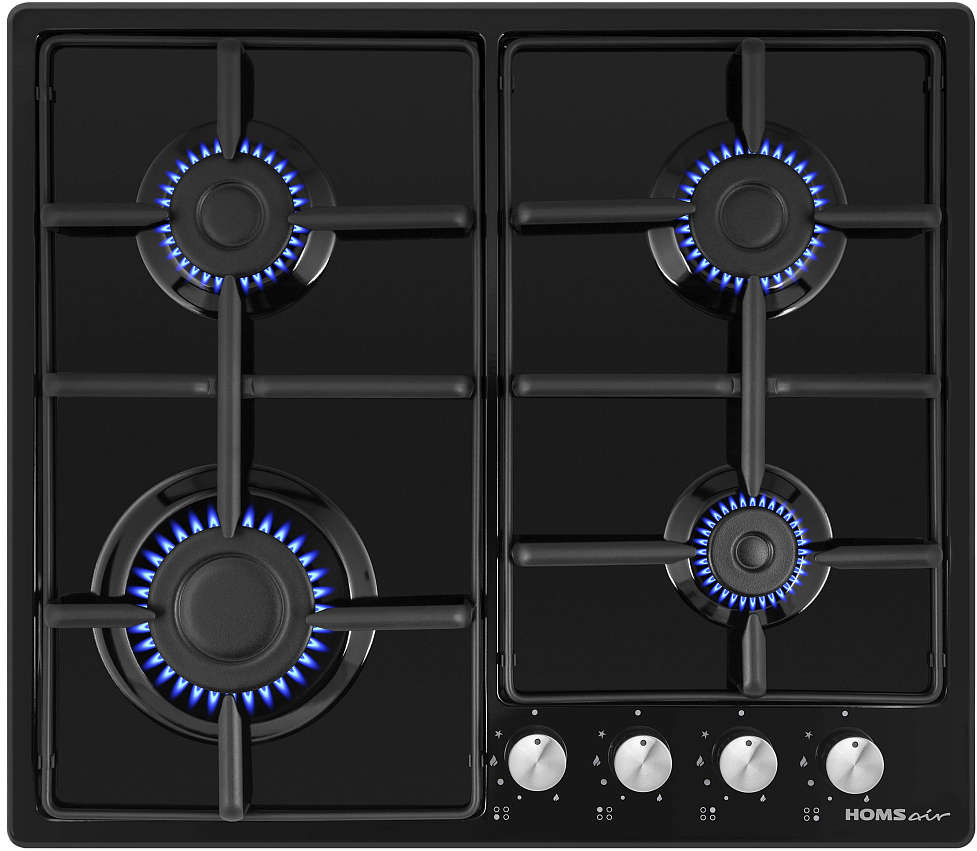 Детальное фото товара: HOMSair HGE643BK газовая поверхность
