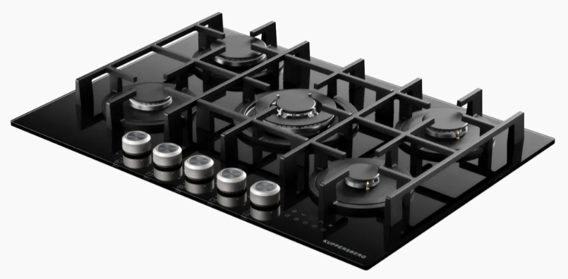 Kuppersberg FG 78 B Детальное фото товара: Kuppersberg FG 78 B газовая поверхность