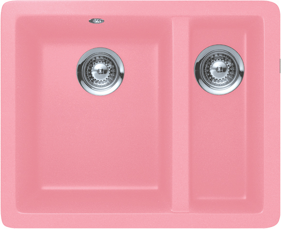 Фото товара: Schock Quadro 60 Plus, мойка, гранит, пинк (розовый)