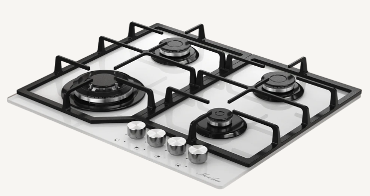 Детальное фото товара: Monsher MGG 63 Blanc газовая поверхность