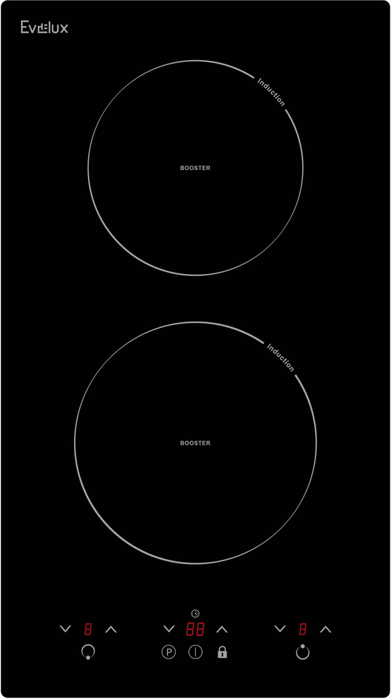 Фото товара: Evelux HEI 320 B индукционная поверхность