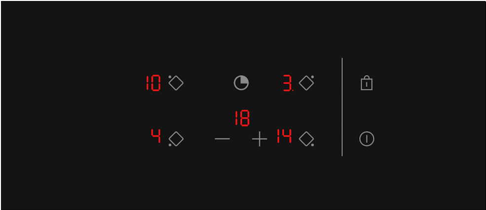 Детальное фото товара: De Dietrich DPV4601B стеклокерамическая поверхность