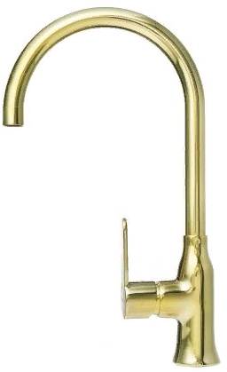 Фото товара: ALVEUS SLIM MONARCH GOLD, смеситель, золото