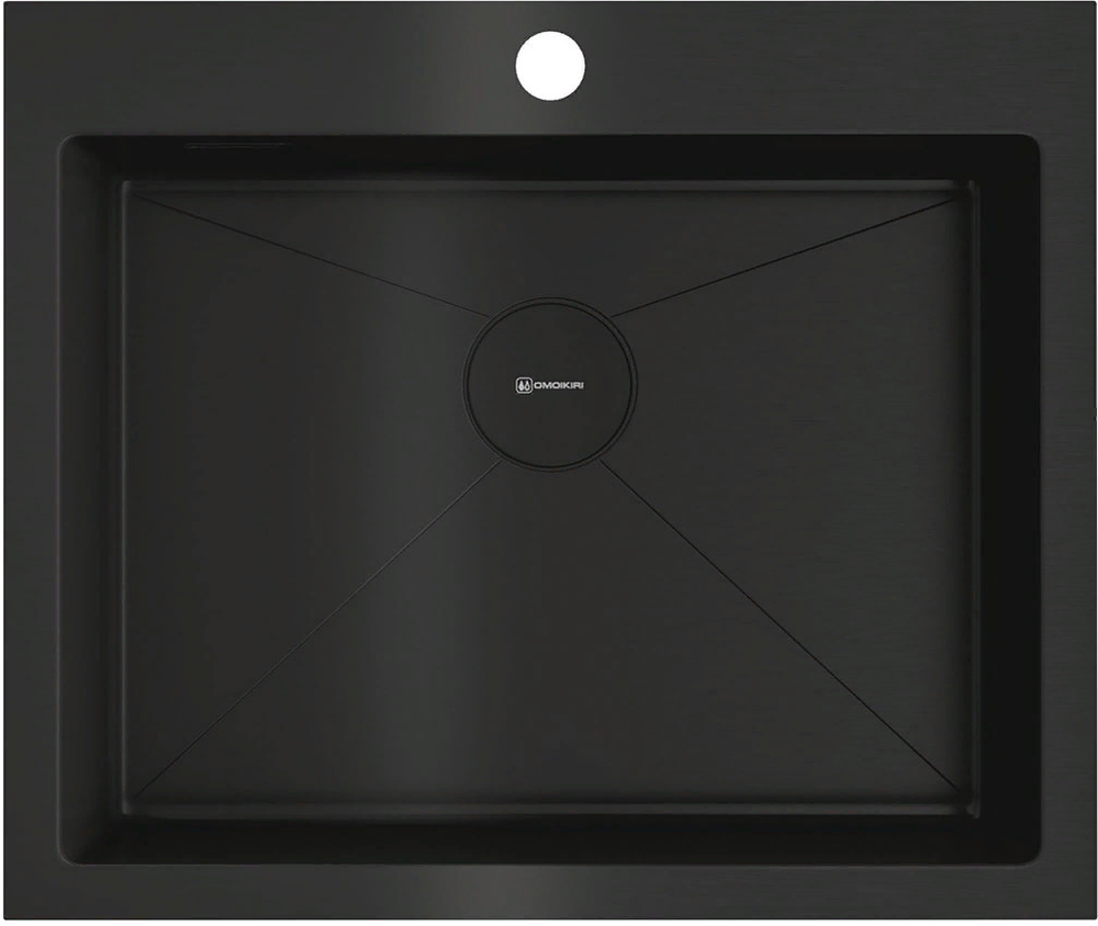 Фото товара: Omoikiri Akisame 59-GB, мойка, нержавеющая сталь/графит