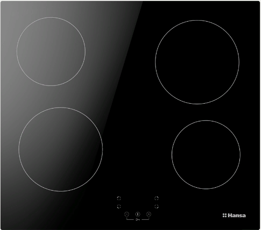 Фото товара: Hansa BHC63313 стеклокерамическая поверхность