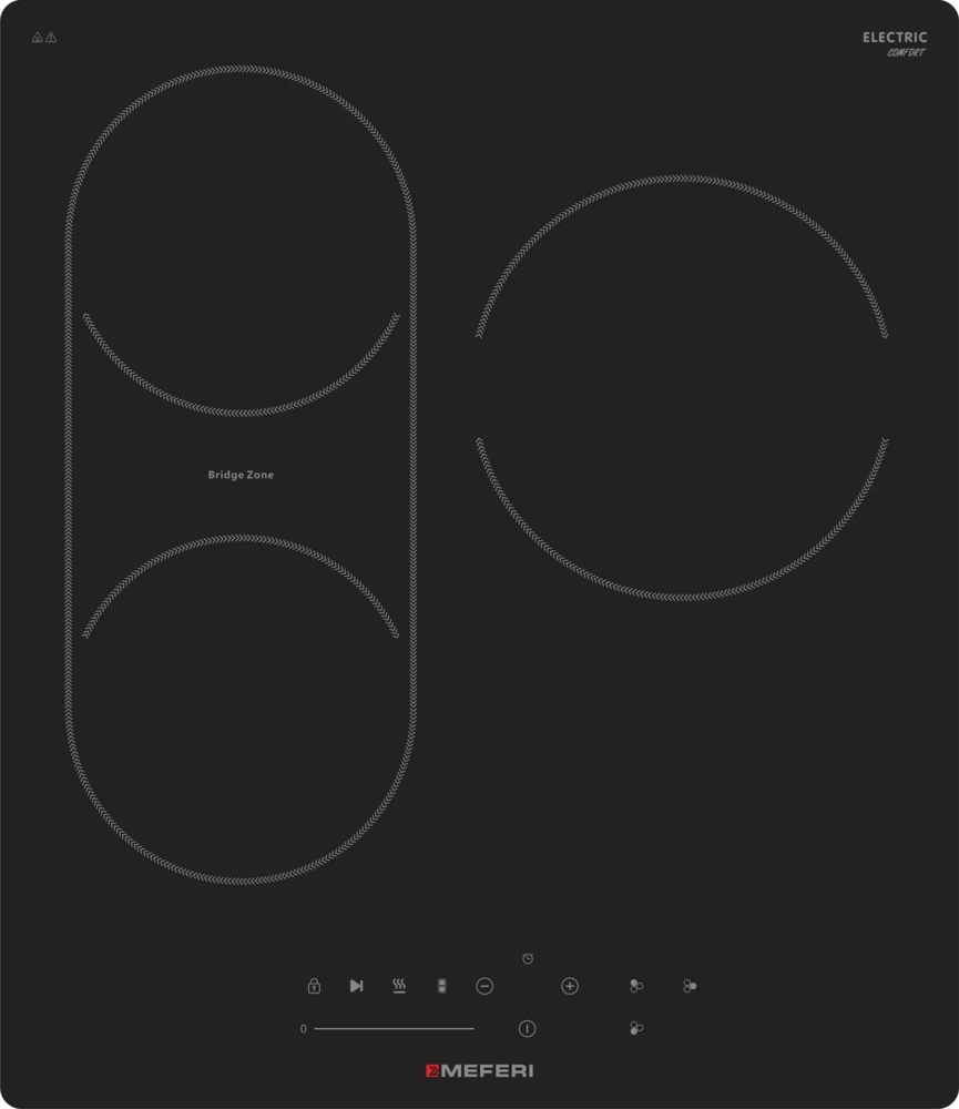 Фото товара: MEFERI MEH453BK COMFORT стеклокерамическая поверхность