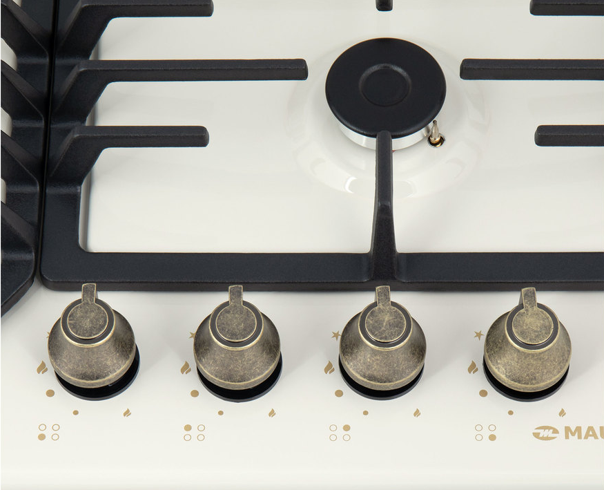 Maunfeld EGHE.64.43CBG.R/G Детальное фото товара: Maunfeld EGHE.64.43CBG.R/G газовая поверхность