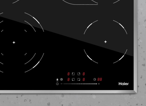 Детальное фото товара: Haier HHY-C64TOFB стеклокерамическая поверхность