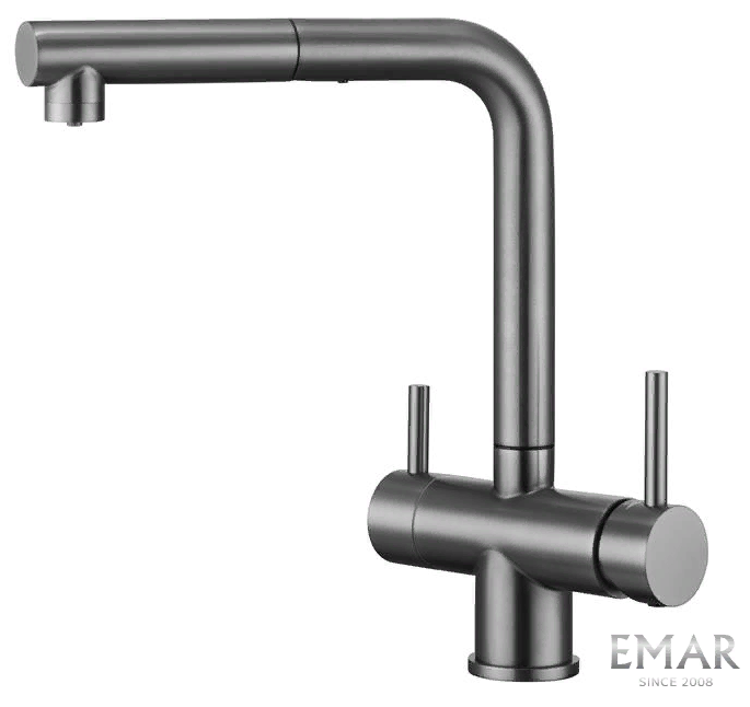 Фото товара: Emar ECB-7017 PVD dark, смеситель, черный