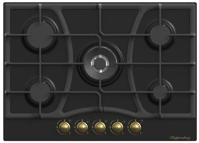 Фото товара: Kuppersberg FS 710 Ant Bronze газовая поверхность