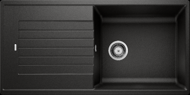 Фото товара: Blanco Zia XL 6S, мойка, гранит, черный