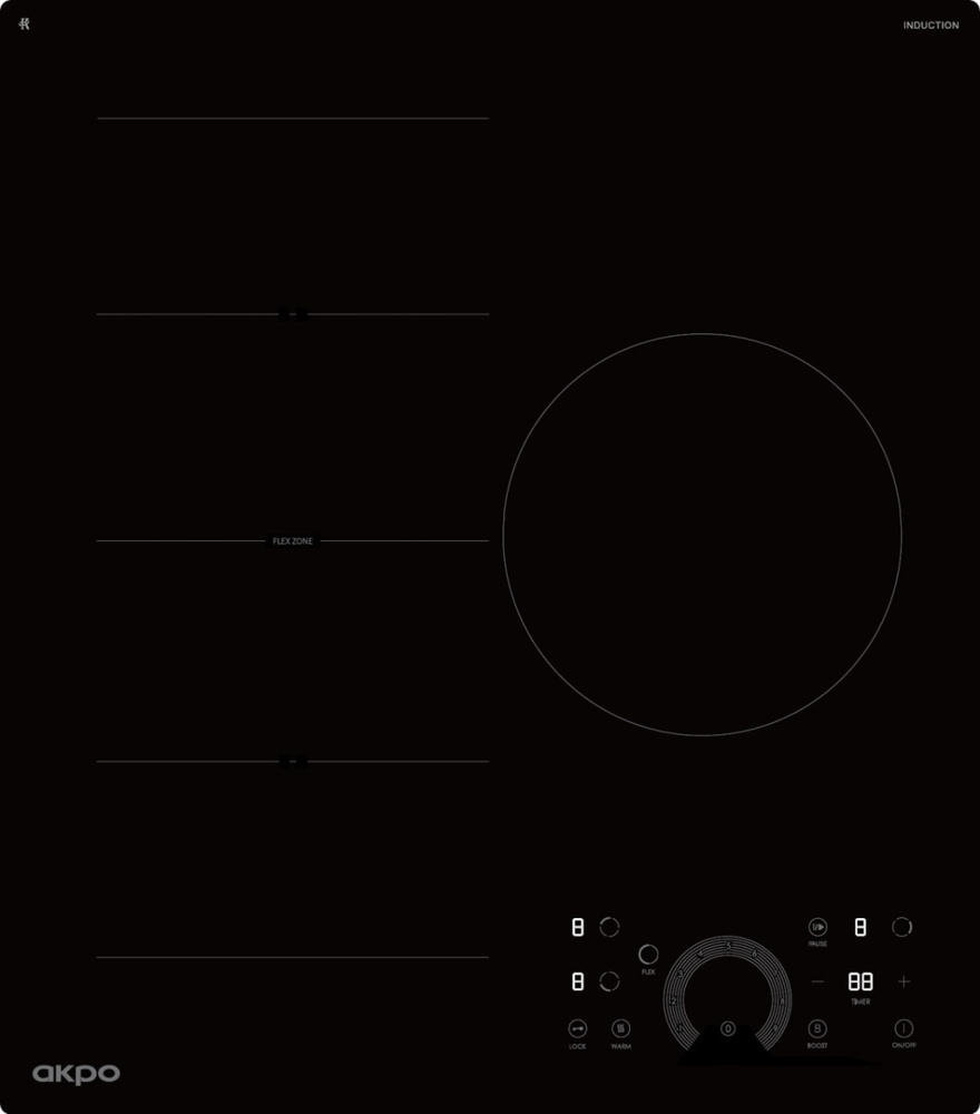 Фото товара: AKPO PIA 4593014K BL индукционная поверхность