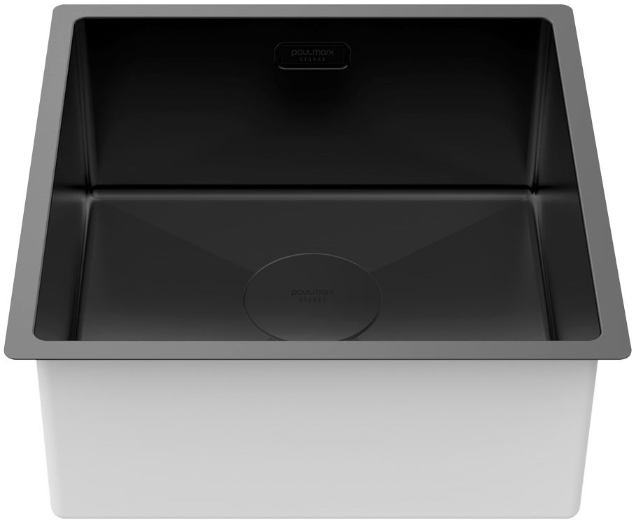 Детальное фото товара: Paulmark NEXT 44 UNI, мойка, нержавеющая сталь, матовый черный
