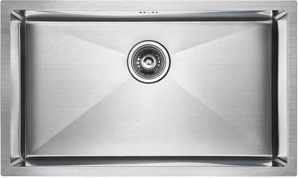 Фото товара: Paulmark NEXT 74 UNI, мойка, нержавеющая сталь брашированная