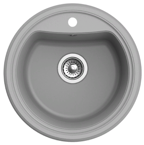 Фото товара: Ewigstein Antik A- R50, мойка, гранит, серый металлик