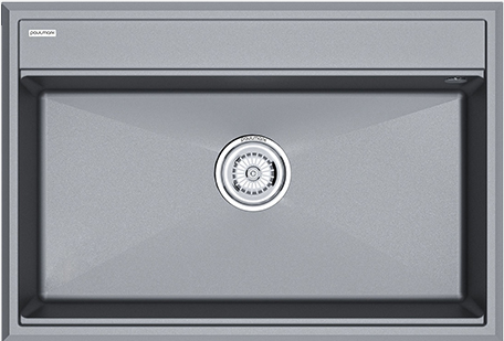 Детальное фото товара: Paulmark STEPIA 80, мойка, гранит, серый металлик