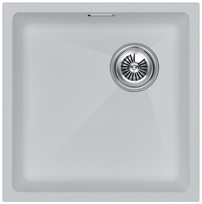 Детальное фото товара: Paulmark LUMI 45UNI-SKEW, мойка, гранит, белый