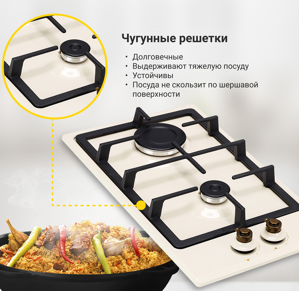 SIMFER H30V20O516 Детальное фото товара: SIMFER H30V20O516 газовая поверхность