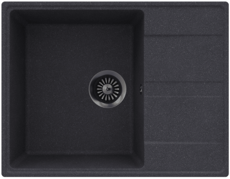 Фото товара: Maunfeld Lacrima 650 MFQS-650DGR, мойка, гранит, темно-серый