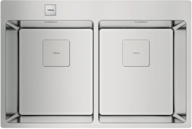 Фото товара: Teka FORLINEA RS15 2B 740, мойка, нержавеющая сталь полированная