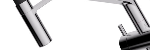 Детальное фото товара: Omoikiri Akeno-C-BL, смеситель, хром/черный