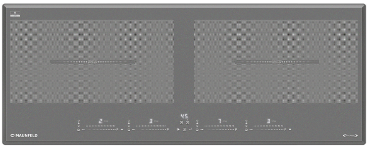 Фото товара: Maunfeld CVI904SFLLGR Inverter индукционная поверхность