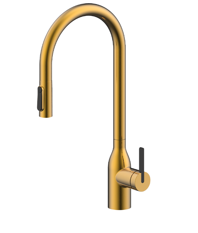 Фото товара: Paulmark Universal, смеситель, брашированное золото