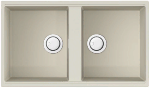 Фото товара: Omoikiri Kitagawa 83-2-U-WH, мойка, керамика, белый