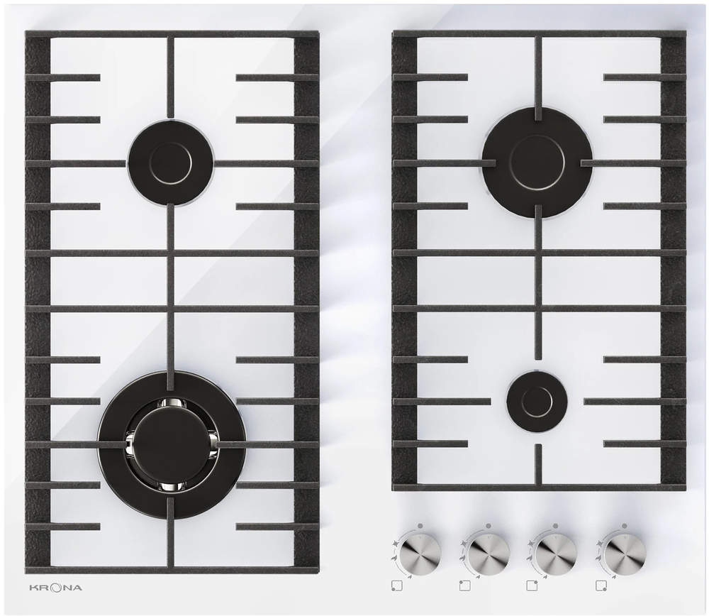 Детальное фото товара: Krona HAGEL 60 WH W газовая поверхность